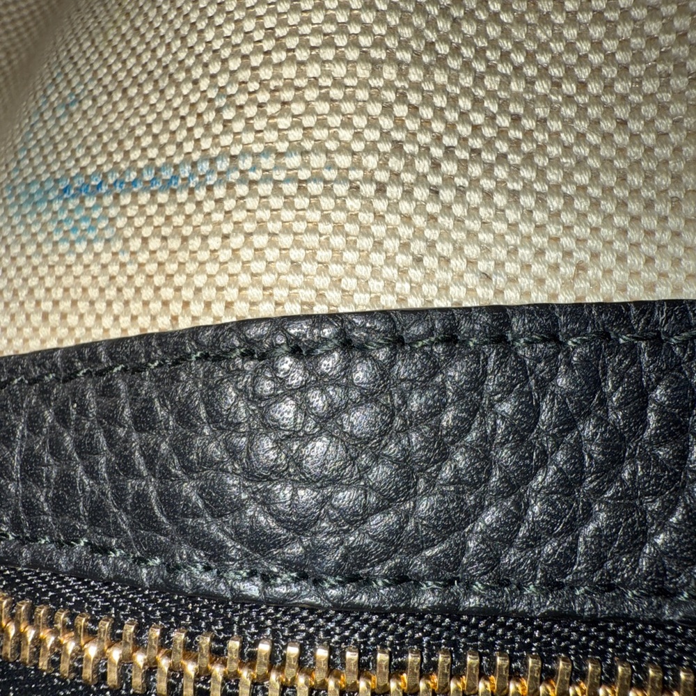 Altuzarra Ghianda Saddle Bag black pebble leather with fringe - Picture 10 of 10